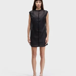 VESTIDO CURTO SLEEVELESS ORGANDI