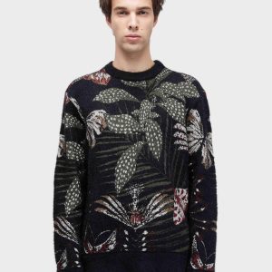 SWEATER JACQUARD BOTANIQUE