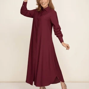 Vestido Chemise Longo Feminino